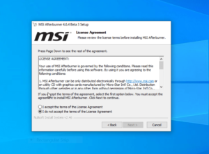 msi burn recovery to external hdd